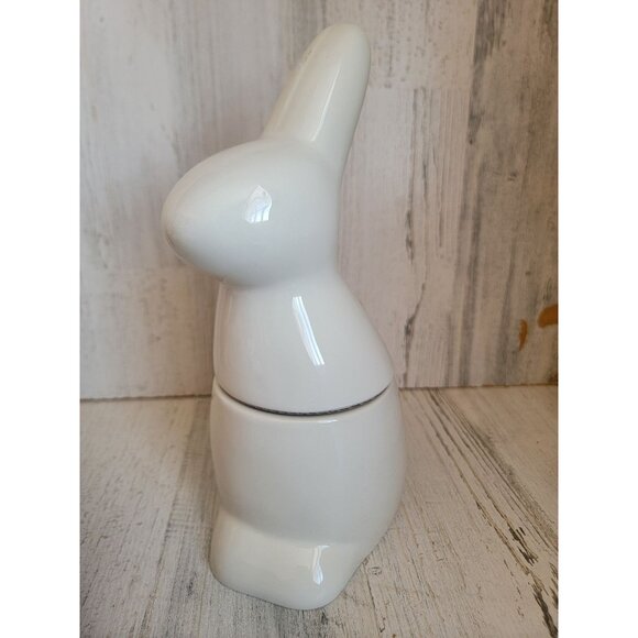 Easter bunny Candy Jar white home decor spring - Picture 4 of 7